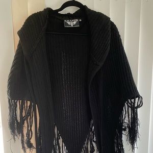 Killstar Nightwalker Cape Poncho O/S